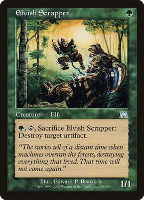 Elvish Scrapper card from Onslaught