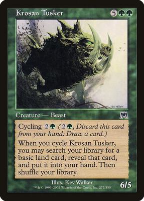 Krosan Tusker card from Onslaught