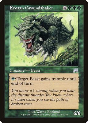 Krosan Groundshaker card from Onslaught