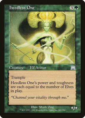 Heedless One card from Onslaught