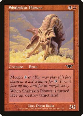 Shaleskin Plower card from Legions
