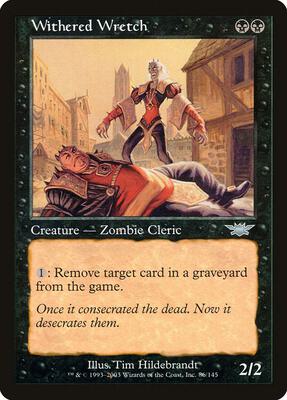 Withered Wretch card from Legions