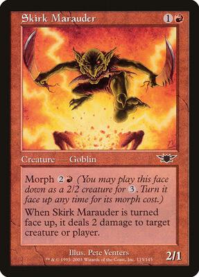 Skirk Marauder card from Legions