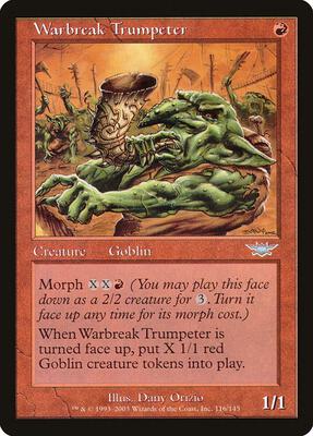 Warbreak Trumpeter card from Legions