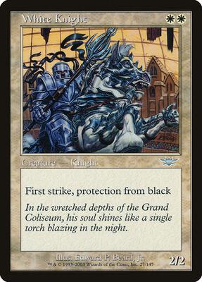 White Knight card from Legions