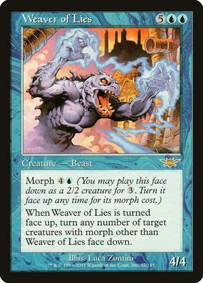 Weaver of Lies card from Legions