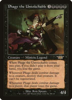 Phage the Untouchable card from Legions