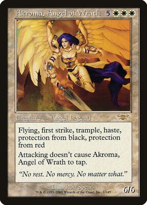 Akroma, Angel of Wrath card from Legions