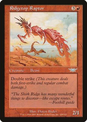 Ridgetop Raptor card from Legions