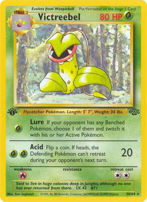 Victreebel (30) card from Jungle