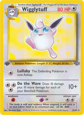 Wigglytuff (32) card from Jungle