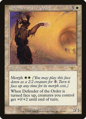 Defender of the Order card from Legions