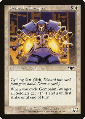 Gempalm Avenger card from Legions