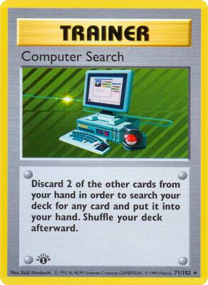Computer Search card from Base Set (Shadowless)
