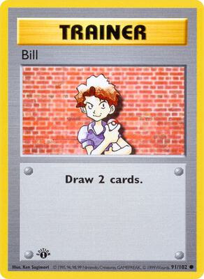 Bill card from Base Set (Shadowless)