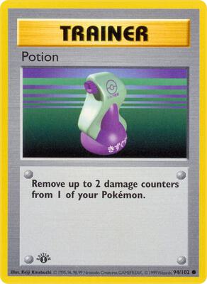 Potion card from Base Set (Shadowless)