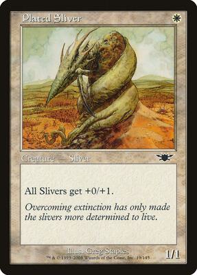 Plated Sliver card from Legions