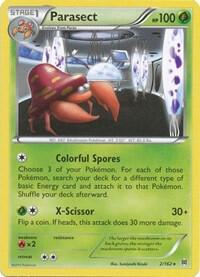 Parasect card from XY - BREAKthrough