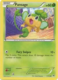 Pansage card from XY - BREAKthrough