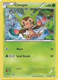 Chespin (8) card from XY - BREAKthrough