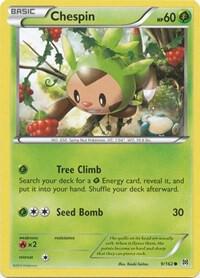 Chespin (9) card from XY - BREAKthrough