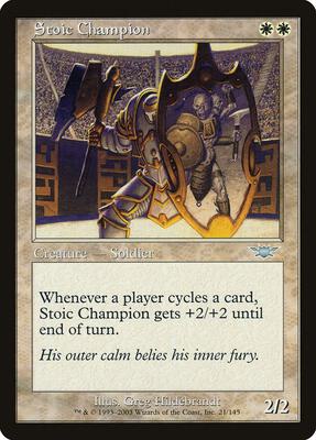 Stoic Champion card from Legions