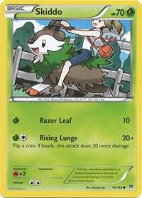 Skiddo card from XY - BREAKthrough