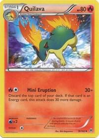 Quilava card from XY - BREAKthrough