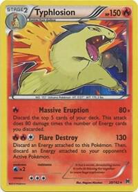Typhlosion card from XY - BREAKthrough