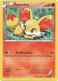 Fennekin card from XY - BREAKthrough