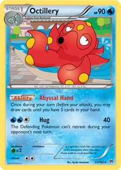Octillery card from XY - BREAKthrough