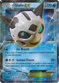 Glalie EX card from XY - BREAKthrough