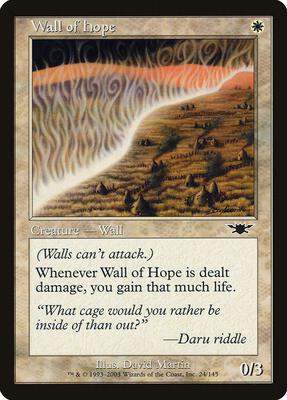 Wall of Hope card from Legions