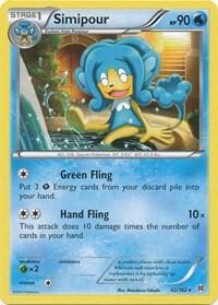 Simipour card from XY - BREAKthrough