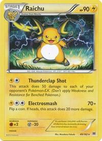 Raichu card from XY - BREAKthrough