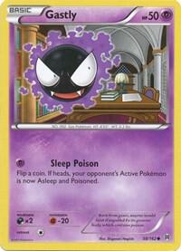 Gastly card from XY - BREAKthrough