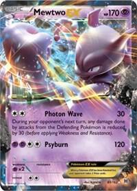 Mewtwo EX (61) card from XY - BREAKthrough