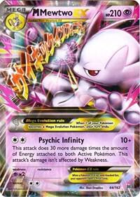 M Mewtwo EX (64) card from XY - BREAKthrough