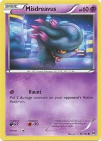 Misdreavus card from XY - BREAKthrough