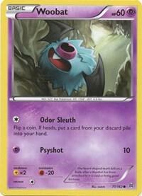 Woobat card from XY - BREAKthrough