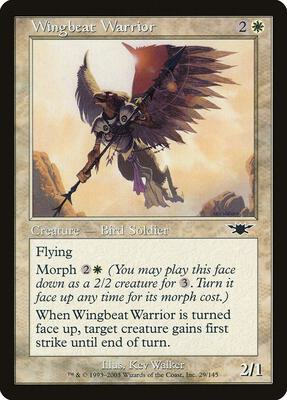 Wingbeat Warrior card from Legions