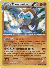 Mamoswine card from XY - BREAKthrough