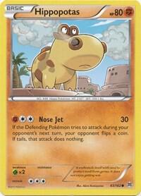 Hippopotas card from XY - BREAKthrough