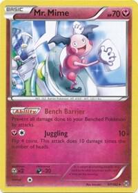 Mr. Mime card from XY - BREAKthrough