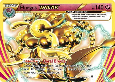 Florges BREAK card from XY - BREAKthrough