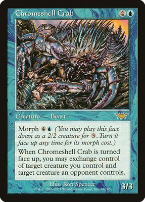 Chromeshell Crab card from Legions