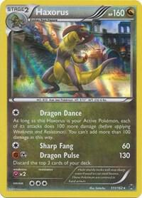Haxorus card from XY - BREAKthrough