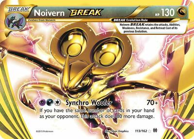 Noivern BREAK card from XY - BREAKthrough