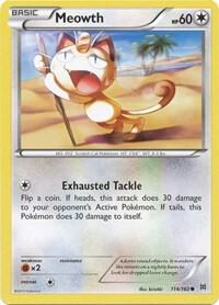 Meowth card from XY - BREAKthrough