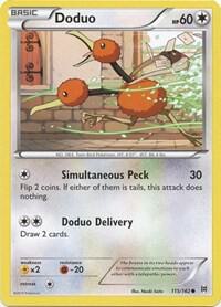 Doduo (115) card from XY - BREAKthrough